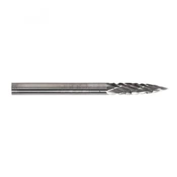 Sealey MCB005 Micro Carbide Burr Pointed Tree 3mm Pack of 3
