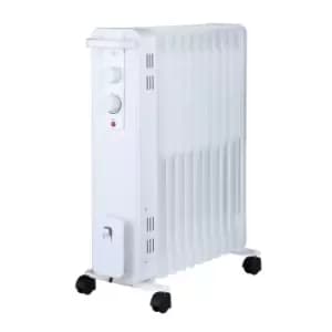 2400W White Oil-Filled Radiator