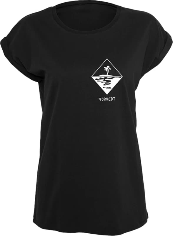 Brandit Forvert Pasadena Ladies T-Shirt, black, Size XS for Women