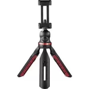 Hama Solid Table easel 1/4 Working height=16 - 19cm Black Ball head, Level, incl. mobile phone holder