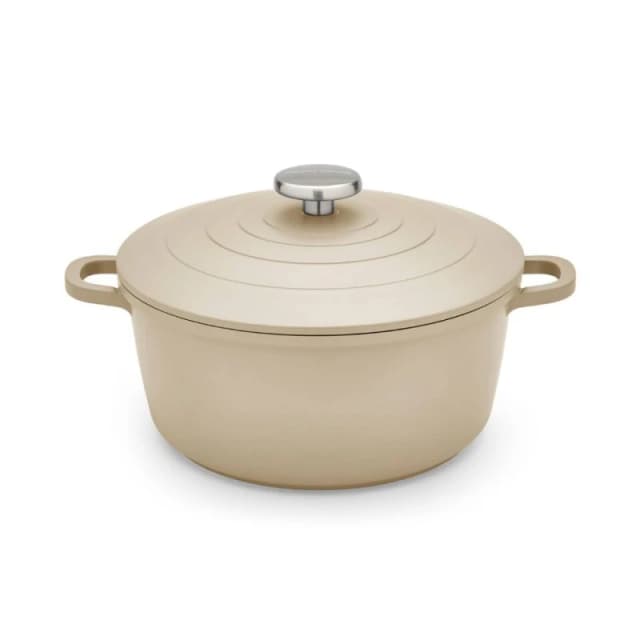 Morphy Richards 24cm Cast Aluminium Casserole Dish cream ONE SIZE