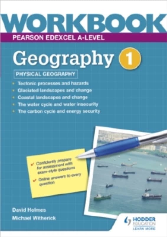 Pearson Edexcel A-level Geography Workbook 1: Physical Geography Paperback / softback