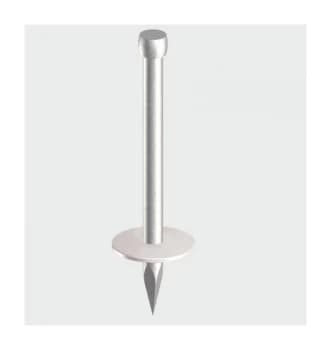 WMN25 Masonry Washered Nails 3.7 x 25mm Box of 100 - Timco