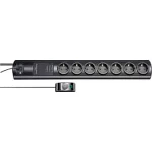 Brennenstuhl 1153300467 Surge protection power strip 7x Black PG connector