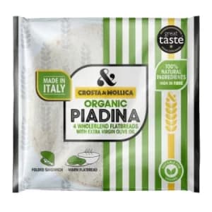 Crosta and Mollica Organic Wholeblend Piadina 300g (2 minimum)