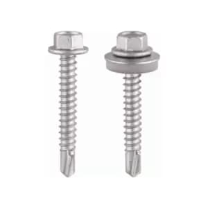 5.5 x 25mm Hex Head Self drill Light Section TEK Screws Qty 100 - Timco
