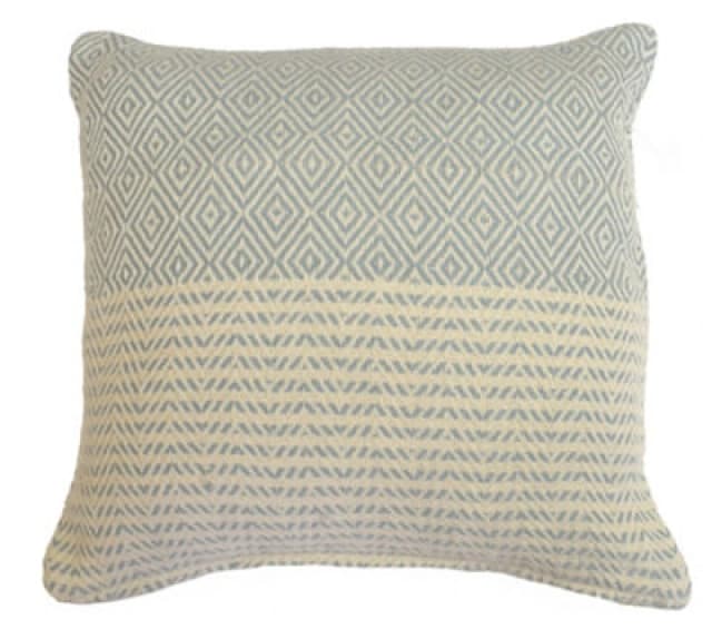 Rapport Home Rona Cushion Cover (43x43) in Duck Egg Blue Size: 43cm x 43cm Duck Egg Blue Unisex 43cm x 43 cm