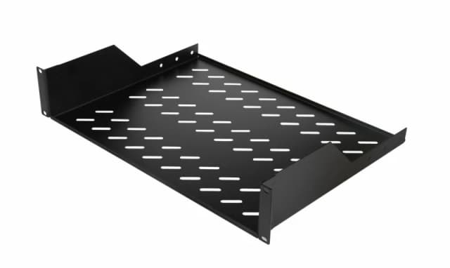 Equip Fixed Shelf 19'. 2U. 800MM. Black