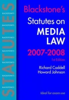 Media Law by Richard Caddell Paperback