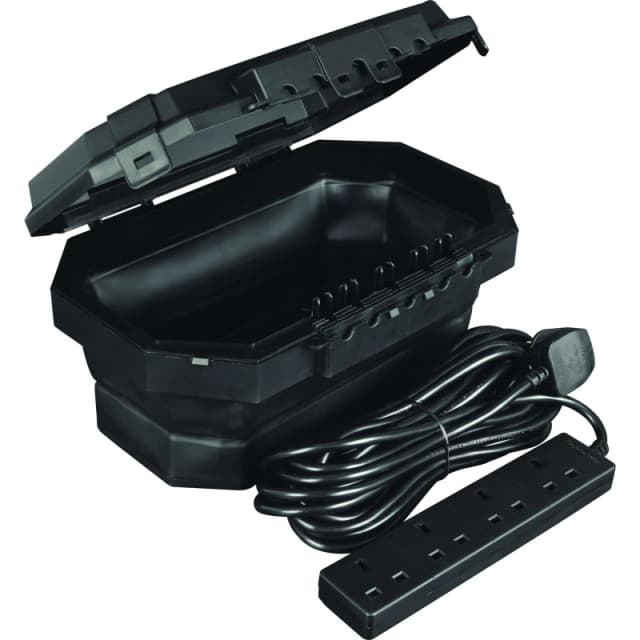Masterplug Masterplug Weatherproof Box with 4 Socket & Extension Lead