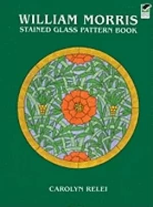 william morris stained glass pattern book