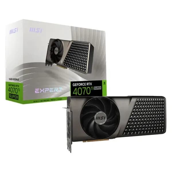 MSI GEFORCE RTX 4070 TI SUPER 16G EXPERT graphics card NVIDIA 16GB GDDR6X GEFORCE RTX 4070 TI SUPER 16G EXPERT