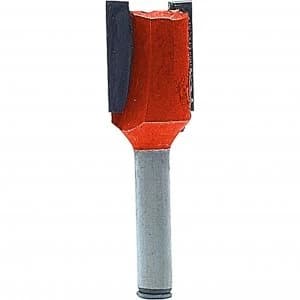 Faithfull Two Flute Straight Router Cutter 15.9mm 19mm 1/4"