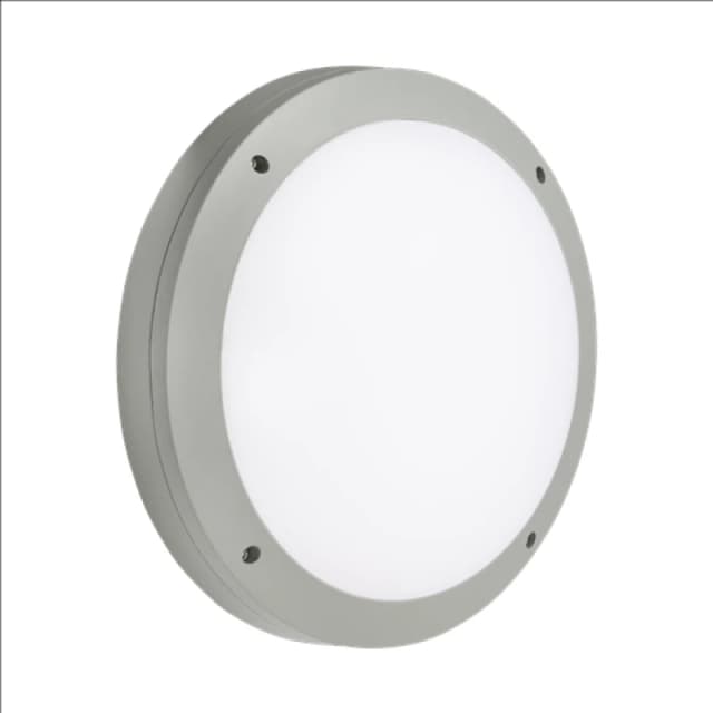 Netlighting LED Round Bulkhead CCT Grey 230V IP65 18W Grey