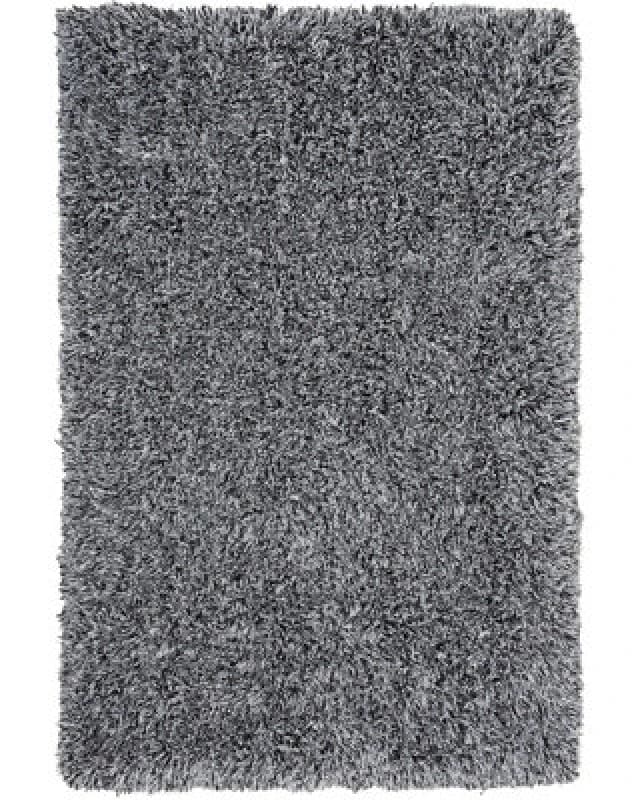 Beliani Shaggygy Rug Cide Black/ White 140 X 200 Cm