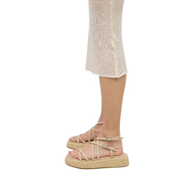 Mim Shoes Platform sandals For Her Mim Shoes Formentor Beige Female 36
