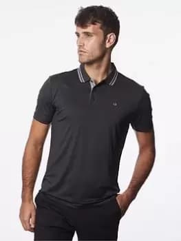 Calvin Klein Golf Madison Tech Polo, Charcoal Size M Men