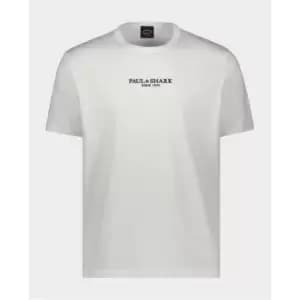 Paul and Shark Organic Logo T-Shirt - White