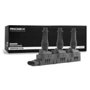 RIDEX Ignition coil 689C0228 Coil pack,Ignition coil pack OPEL,VAUXHALL,Corsa D Schragheck (S07),Corsa C Schragheck (X01),Corsa B Schragheck (S93)