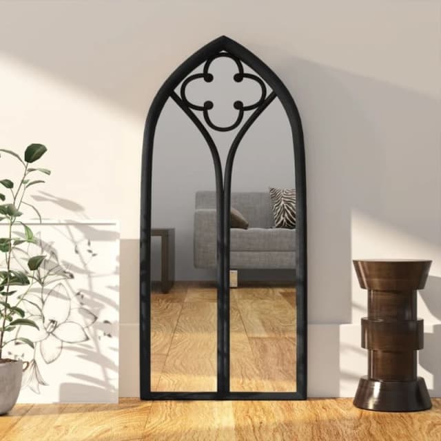 VIDAXL Mirror Black 100x45cm Iron for Indoor Use vidaXL 8720286774366