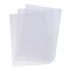 Office A3 Comb Binding Covers PVC 190 Micron Clear Pack 100 936151