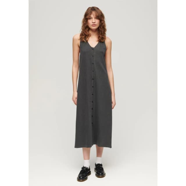 Cotton Beach Midi Dress in Jersey