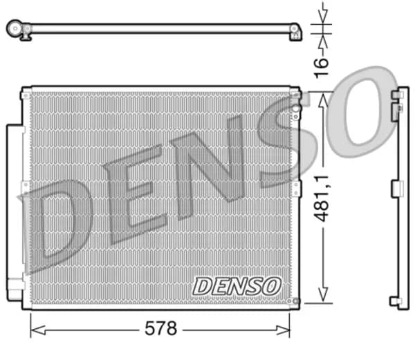 Denso Denso DCN50017 Condenser Denso-DCN50017-CS