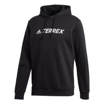 adidas Terrex Graphic Logo Hoodie Mens - Black