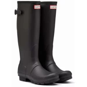 Hunter Womens Original Back Adjustable Wellingtons Black 5 (EU38)