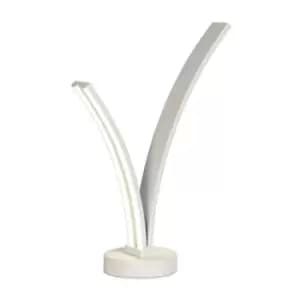 Luminosa Lighting - 2 Light Table Lamp Switched, 5W, 7W LED, 4000K, 757lm, White