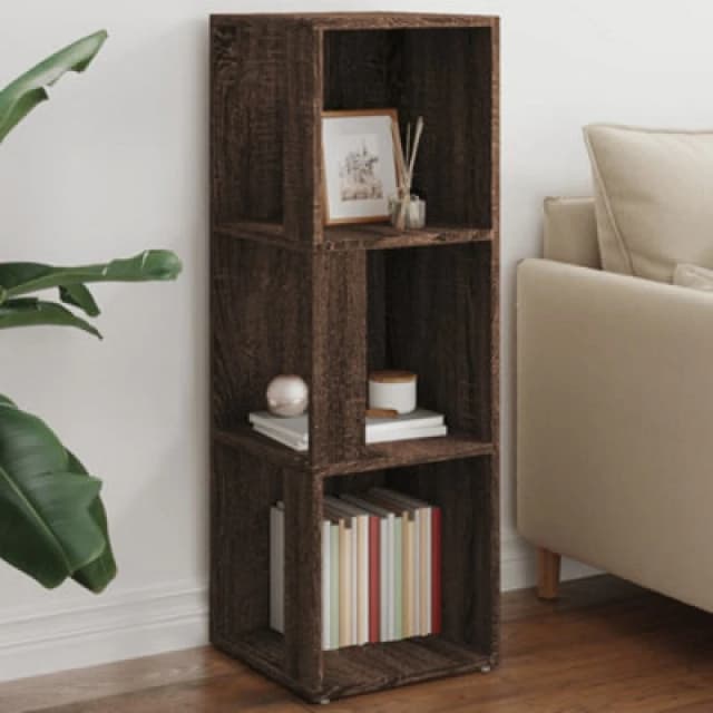 Vidaxl Corner Cabinet Brown Oak 33X33X100 Cm Engineered Wood, Brown 825830