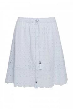 Great Plains Summer Broiderie Anglaise Skirt Blue