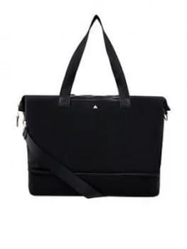 Accessorize Gym Slouchy Shoulder Bag - Black, Women