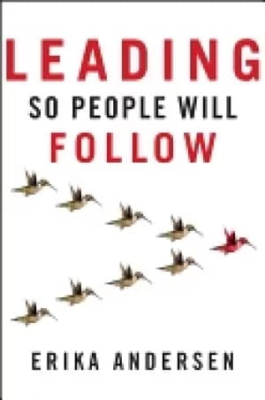 leading so people will follow