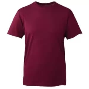 Anthem Mens Organic T-Shirt (3XL) (Burgundy)