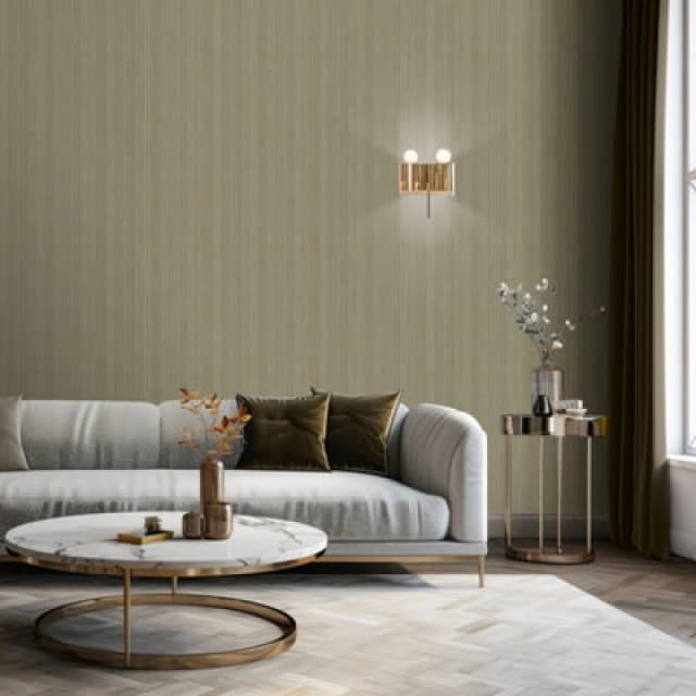 Muriva Venezia Stripe Gold Heavy Weight Vinyl