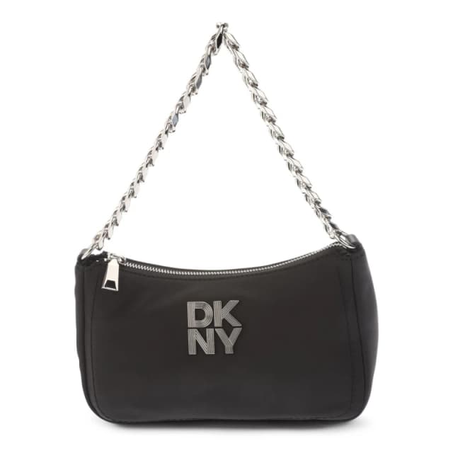 DKNY Lorena Demi Shoulder Bag Black Silver female One Size