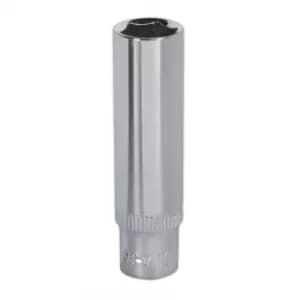 WallDrive Socket 10MM Deep 1/4" Sq. Drive Fully Polished