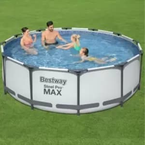 Bestway 12ft x 39.5" Steel Pro MAX Frame Pool Set