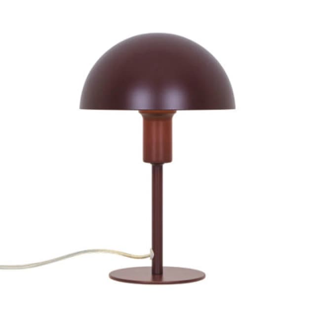 Nordlux Ellen Metal Table Lamp Dome Shade Red,mains
