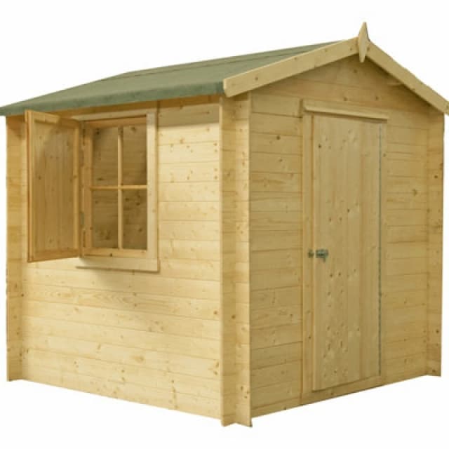Shire Camelot 2.4m x 2.4m Log Cabin Summerhouse (19mm)