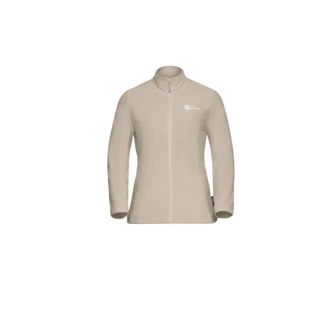 Jack Wolfskin Womens JW Taunus Full-Zip Fleece Pale Sand female 8 (XS)