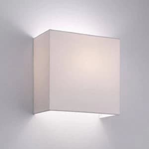 White Wall Shade Fixture