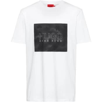 Hugo Boss Dolive Graphic Logo T-Shirt White Size L Men