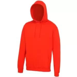 Awdis Unisex College Hooded Sweatshirt / Hoodie (S) (Sunset Orange)