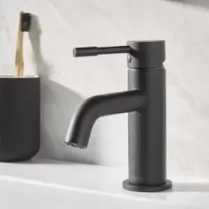 Bristan - Mila Basin Mixer Tap with Clicker Waste - Black