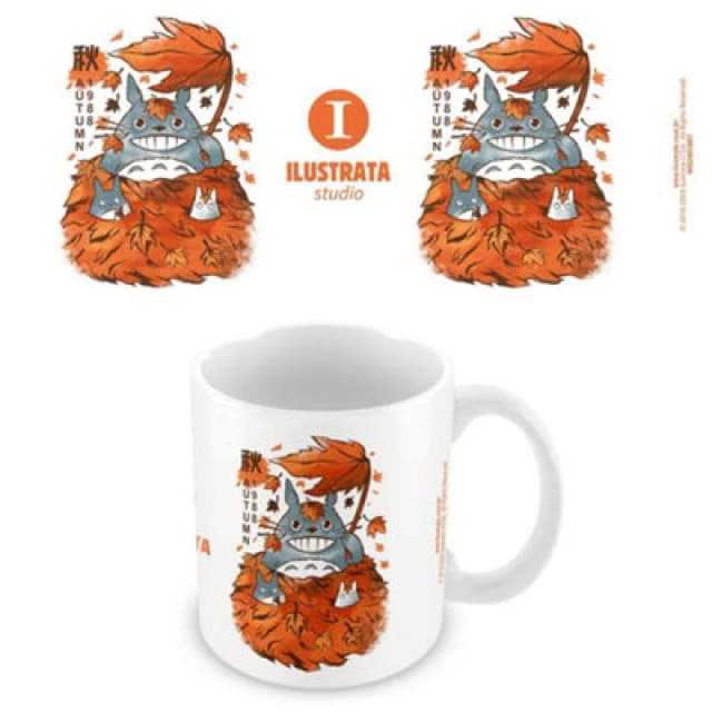 Ilustrata Ilustrata My Neighbour Autumn Mug in White White One Size Unisex 5063527879486