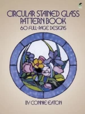 Circular stained glass pattern book by Connie Eaton