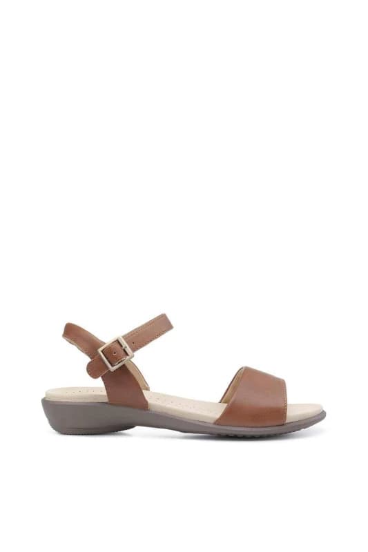 Hotter Womens Wide Fit 'Tropic' Sandals in Tan Size: 7 Tan Female 7
