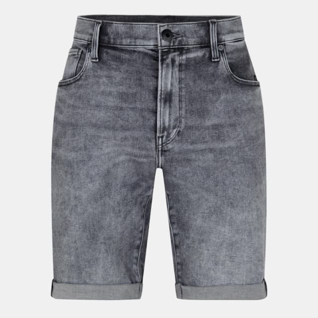 G Star 3301 Slim Denim Shorts Faded Gry male 38W R